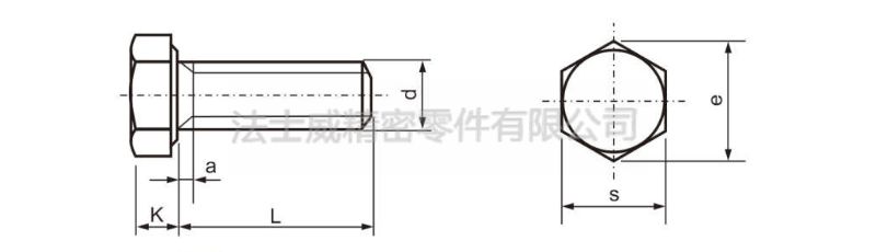 碳钢全牙外六角螺栓3_规格