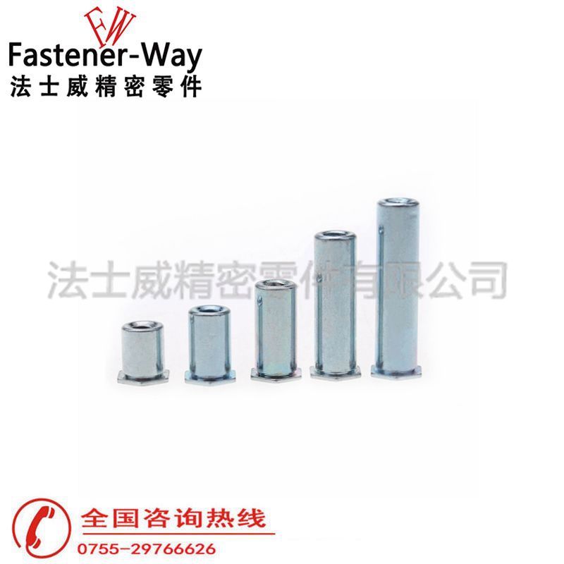 BSO4-M4-18碳钢镀锌压铆螺母柱4